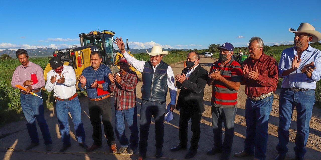 En Buenavista de Trujillo, David Monreal inicia la transformación de las carreteras en Zacatecas